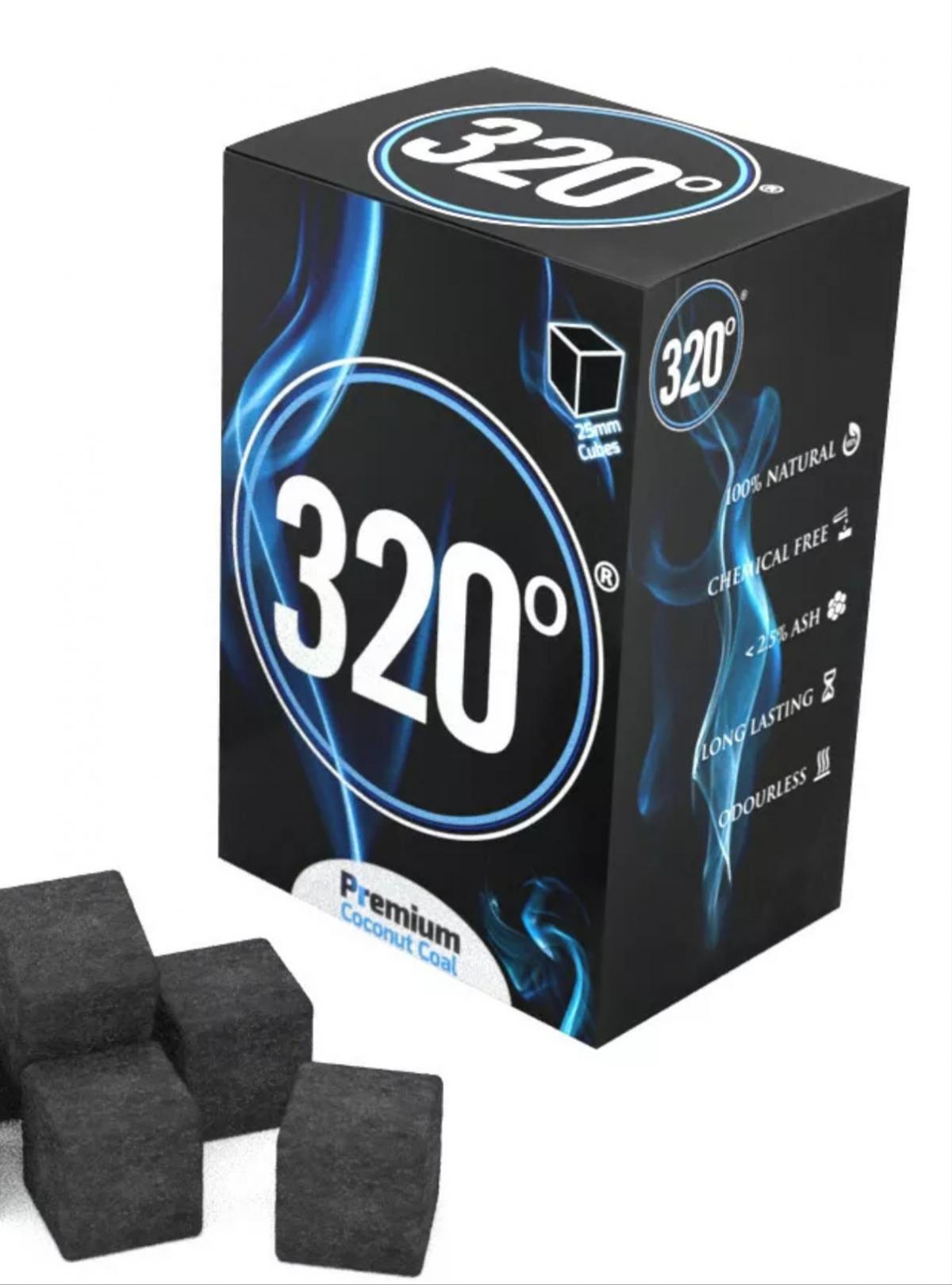 320 Shisha Coal – Premium Long-Lasting Hookah Charcoal