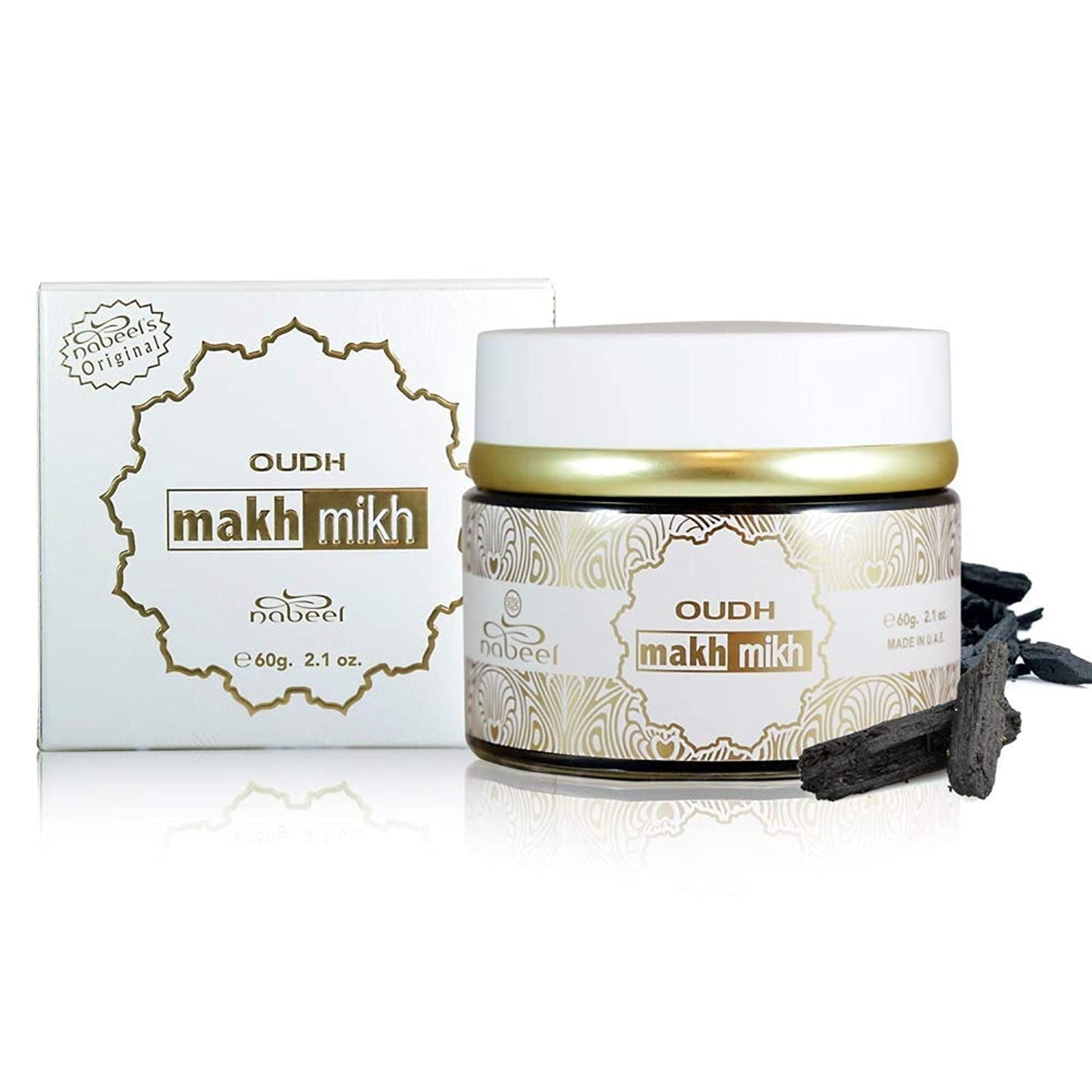 Oudh Makh Mikh Bakhoor (Arabian Incense) 60g by Nabeel Perfumes