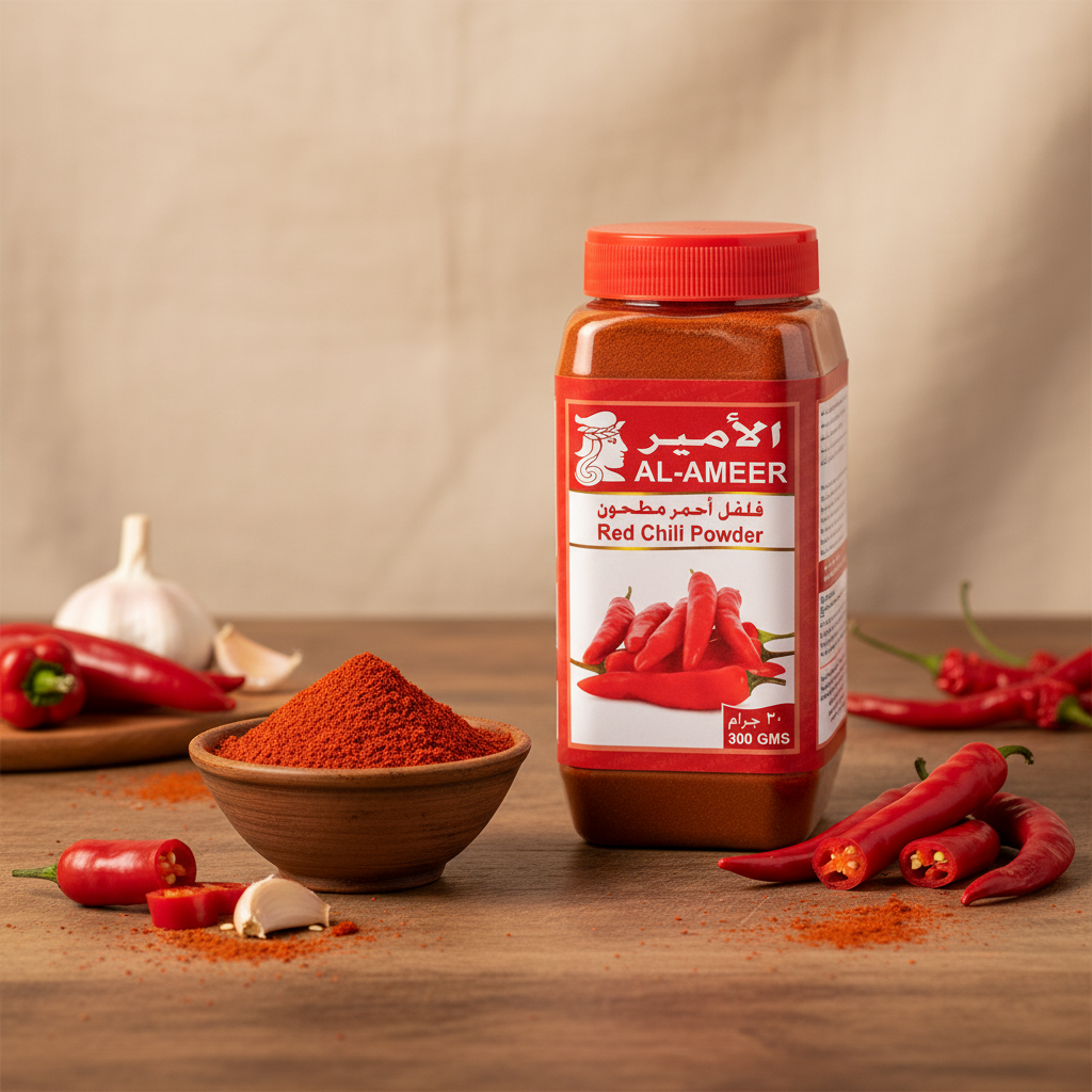 Al-Ameer Red Chili Powder Studio Shot 3