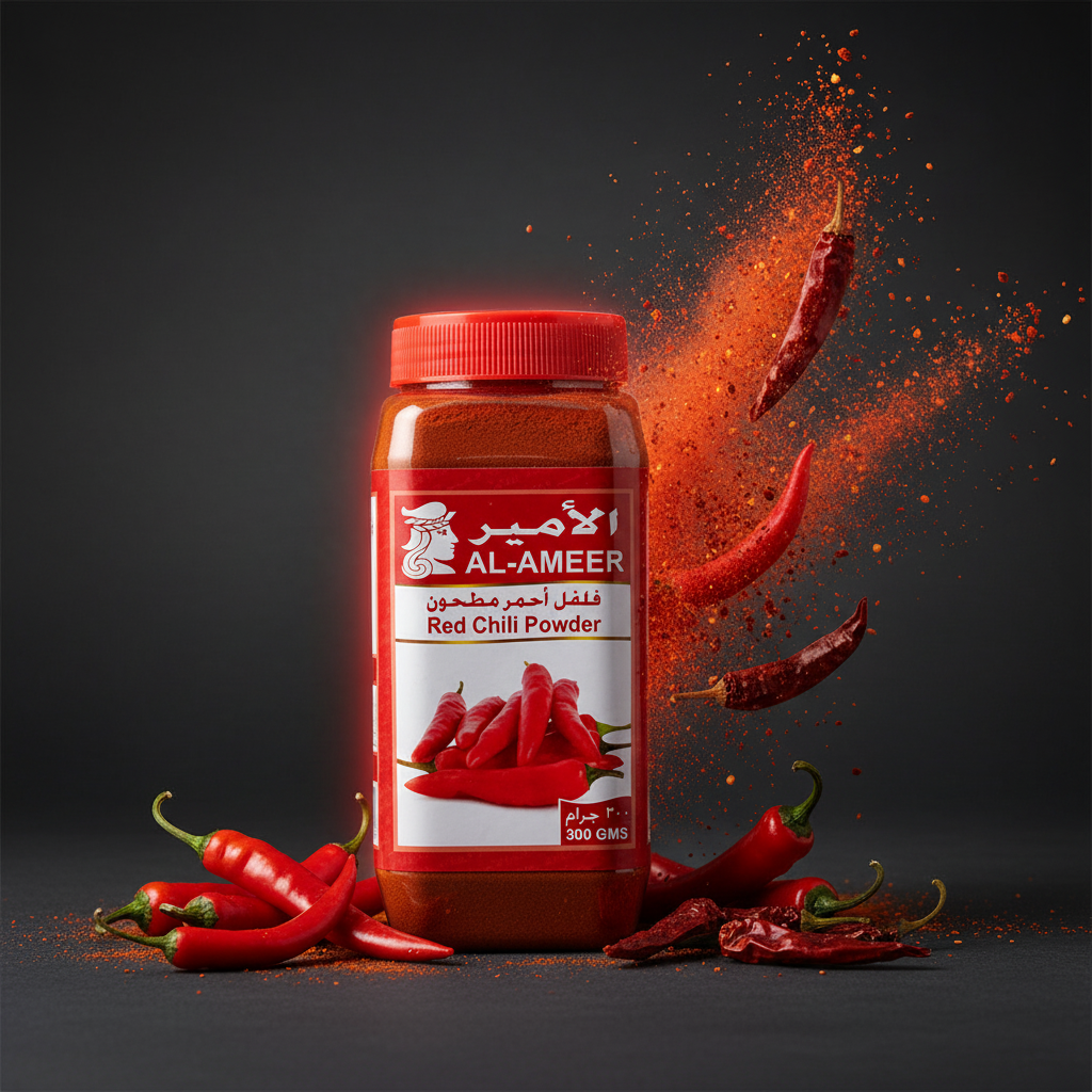Al-Ameer Red Chili Powder Studio Shot 4