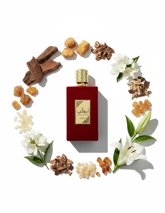 Ameerat Al Arab perfume with fragrance ingredients