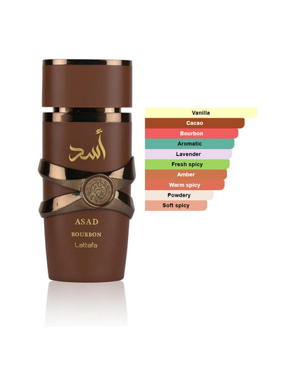 Asad Bourbon EDP 100ml By Lattafa - Unisex