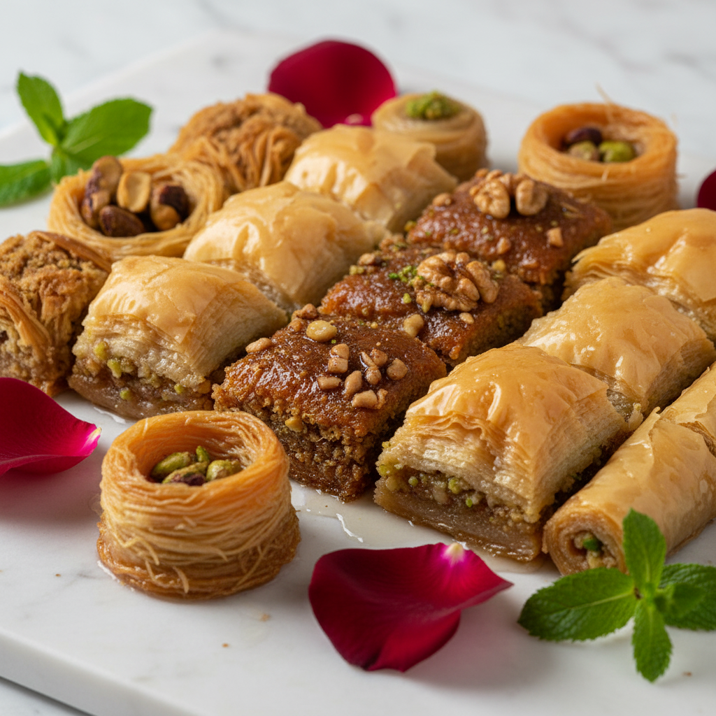 Baklava Marble Close-Up