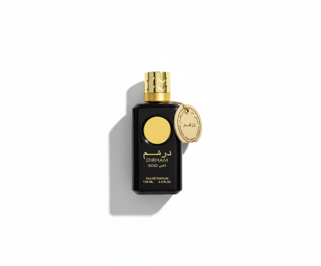 Dirham Gold Flat-lay - Basic Shadow