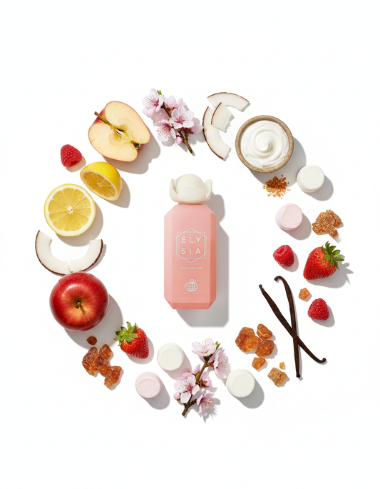 Elysia Marshmallow perfume with fragrance ingredients
