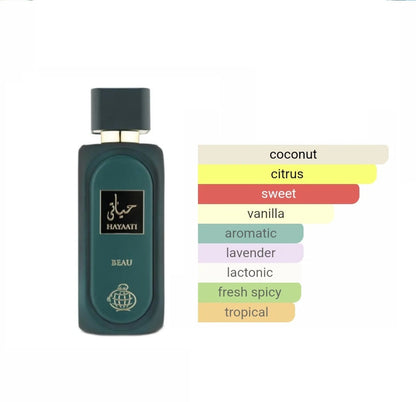 Hayaati Beau EDP 100ml By Fragrance World - For Him