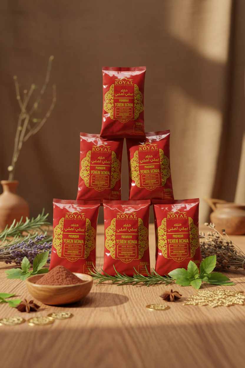 Pure Premium Yemeni Henna – 6 x 200g Pack