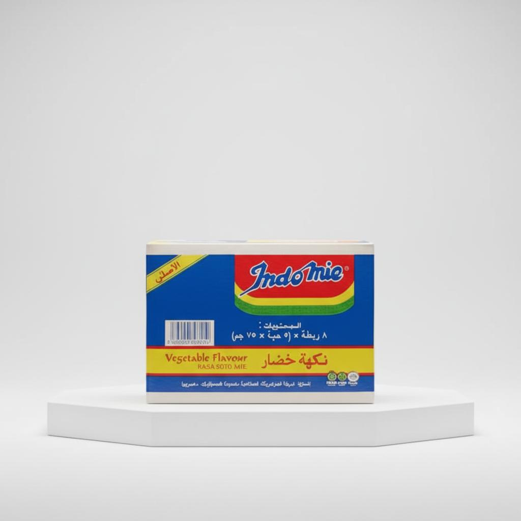 Indomie Vegetable Flavour Instant Noodles – Pack of 40