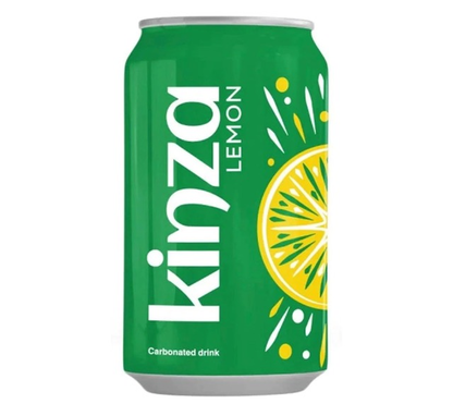 Kinza Lemon 330ml - Refreshing Lemon Lime Carbonated Drink
