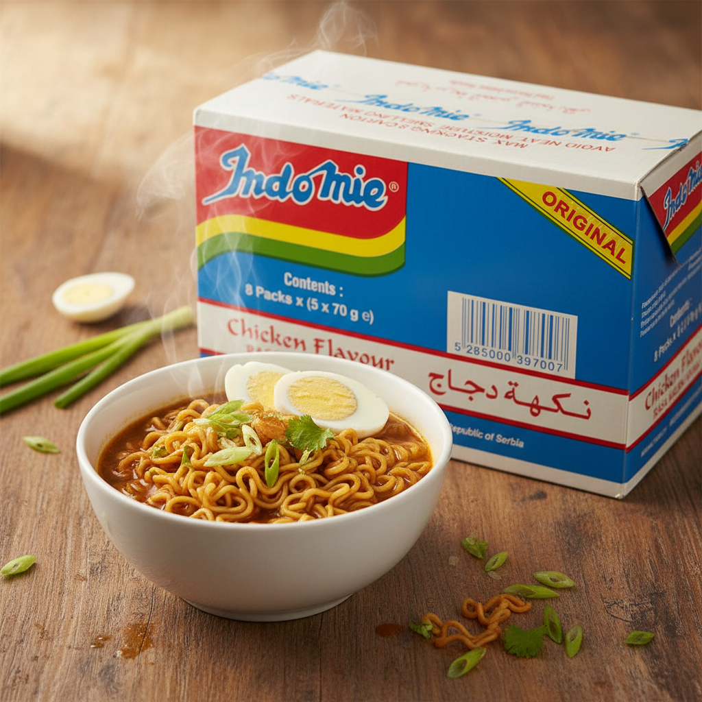 Indomie Chicken Carton Lifestyle