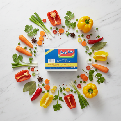 Indomie Flat Lay
