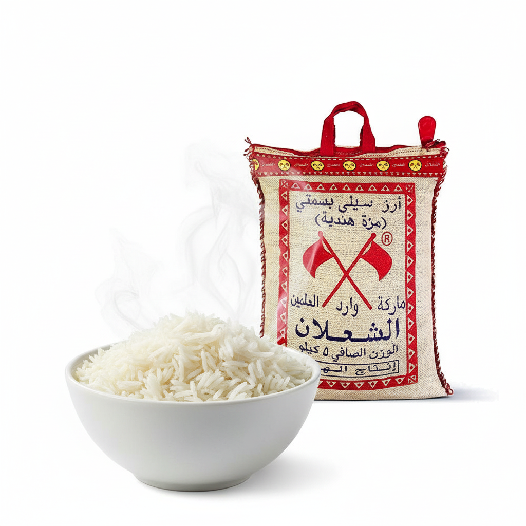 Premium Lifestyle Shot with Steaming Rice