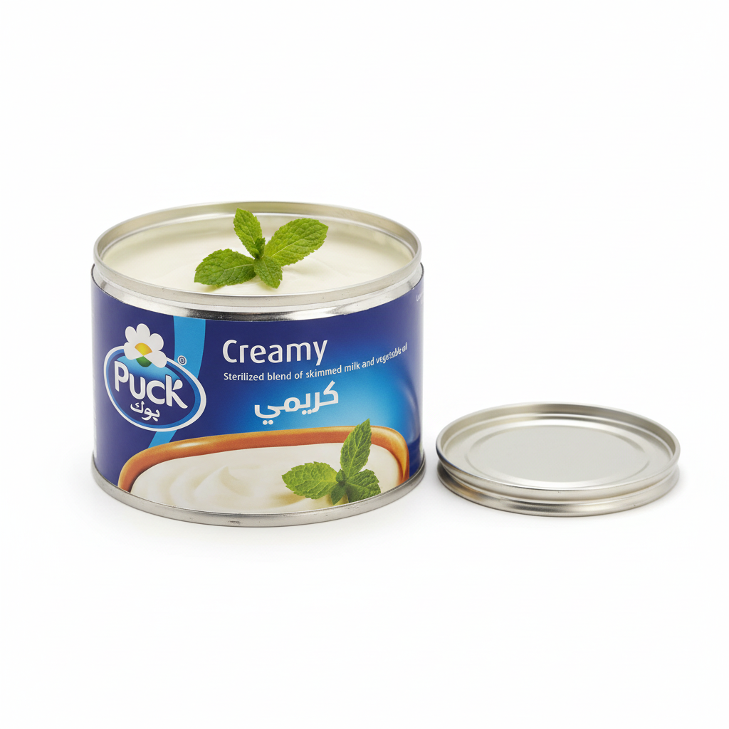 Puck Creamy open can