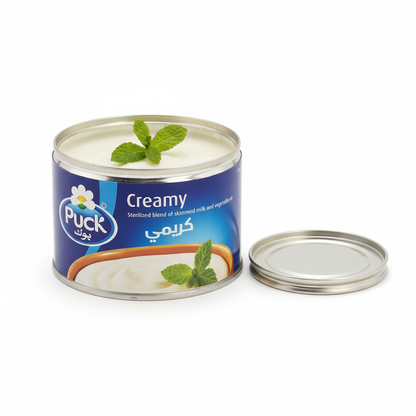Puck Creamy open can