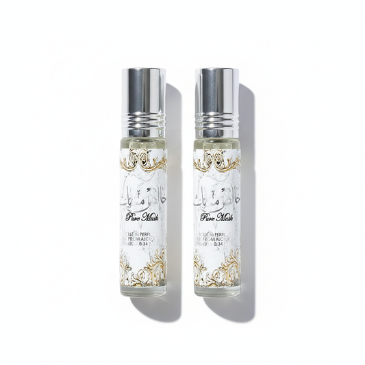 Pure Musk 2-bottle flat lay