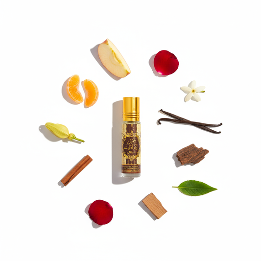 Roll-On Perfume Ultra Minimal Flat-Lay