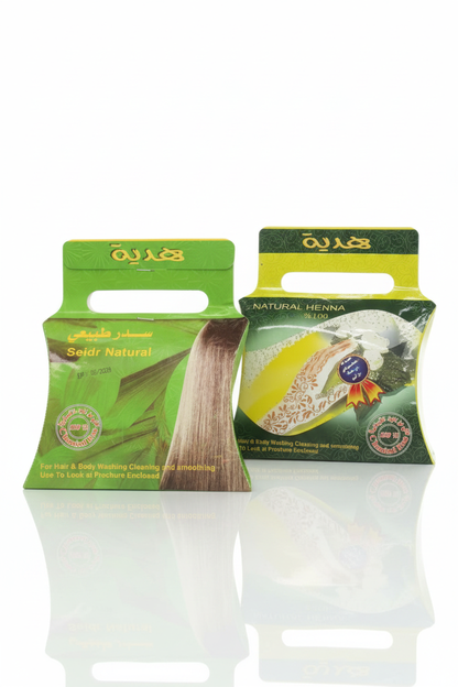 Natural Henna & Sidr Powder 2x100g