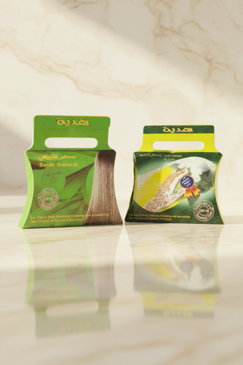 Natural Henna & Sidr Powder 2x100g