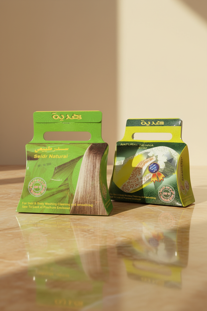 Natural Henna & Sidr Powder 2x100g