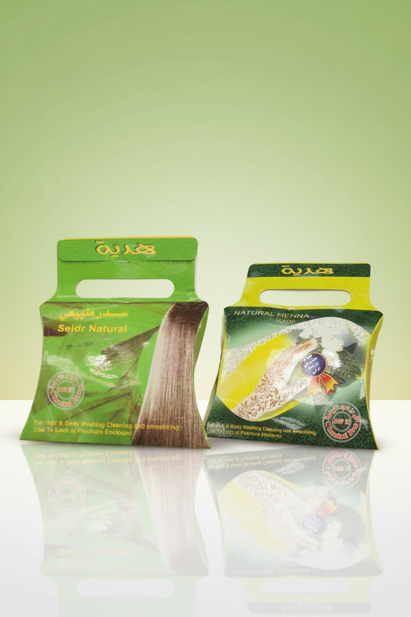 Natural Henna & Sidr Powder 2x100g