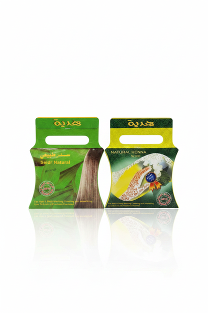 Natural Henna & Sidr Powder 2x100g