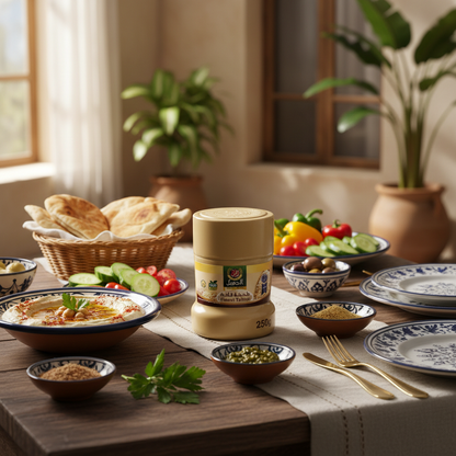 Tahini lifestyle setting