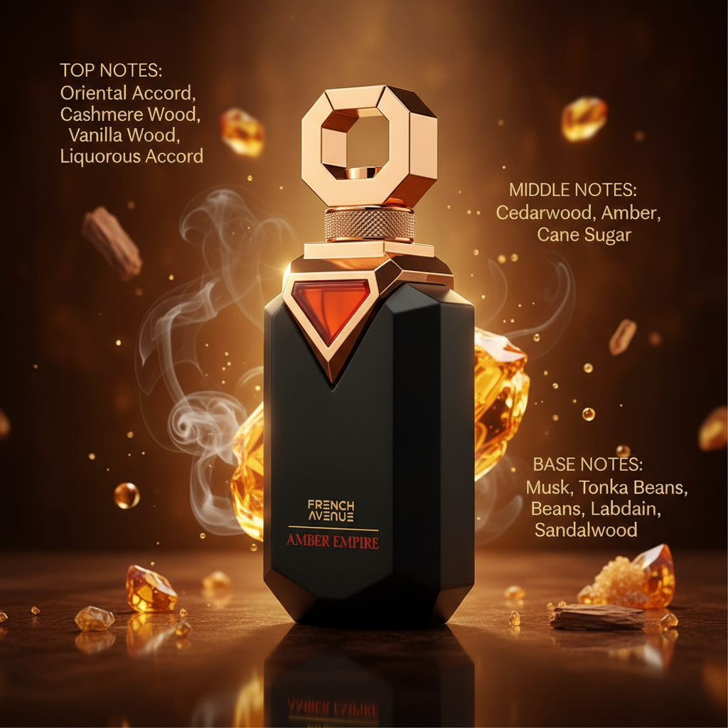 TikTok Shop Display - Amber Empire Fragrance