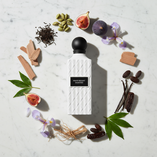 White Regent Diamond with Fragrance Notes